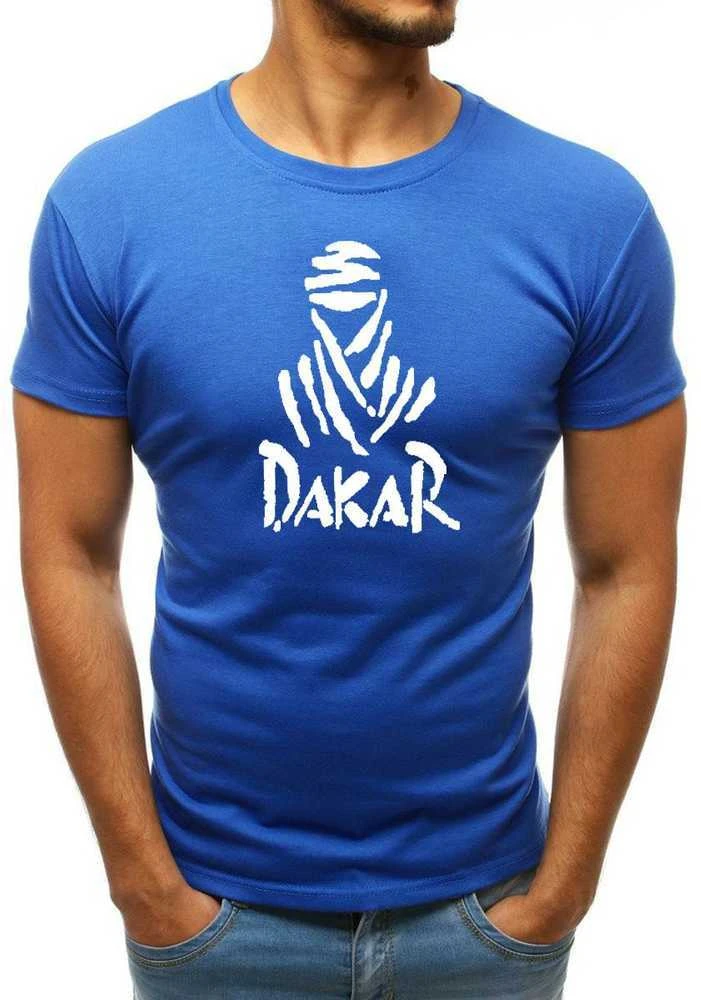 Šviesiai mėlyni vyriški marškinėliai Dakar
