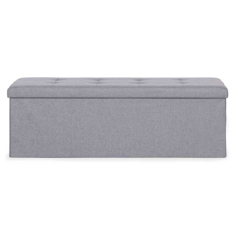 Modernhome Šviesiai pilka daiktų laikymo dėžė 111x38 cm