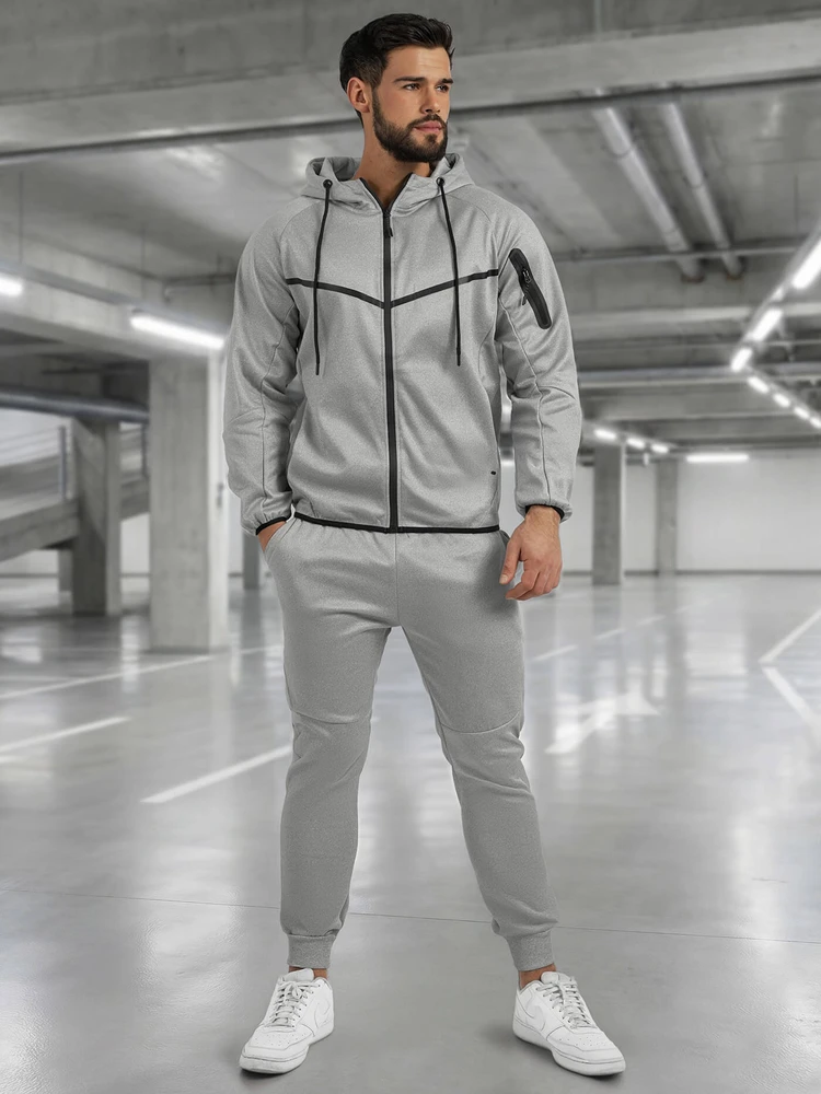 Šviesiai pilkas vyriškas komplektas Jake