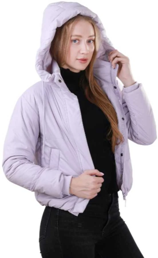Šviesiai violetinės spalvos moteriška striukė Grand