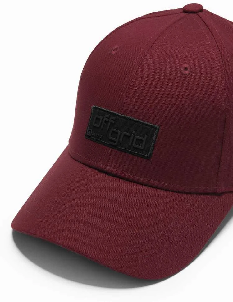 Unisex bordo kepurė Grid