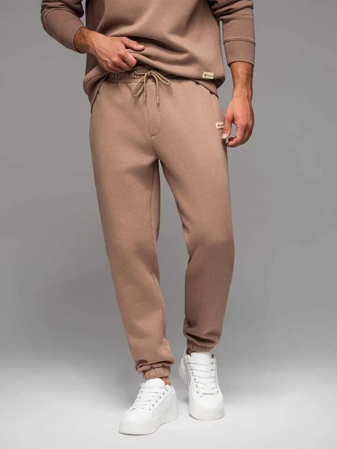 Unisex laisvalaikio kostiumas rudos spalvos Couple