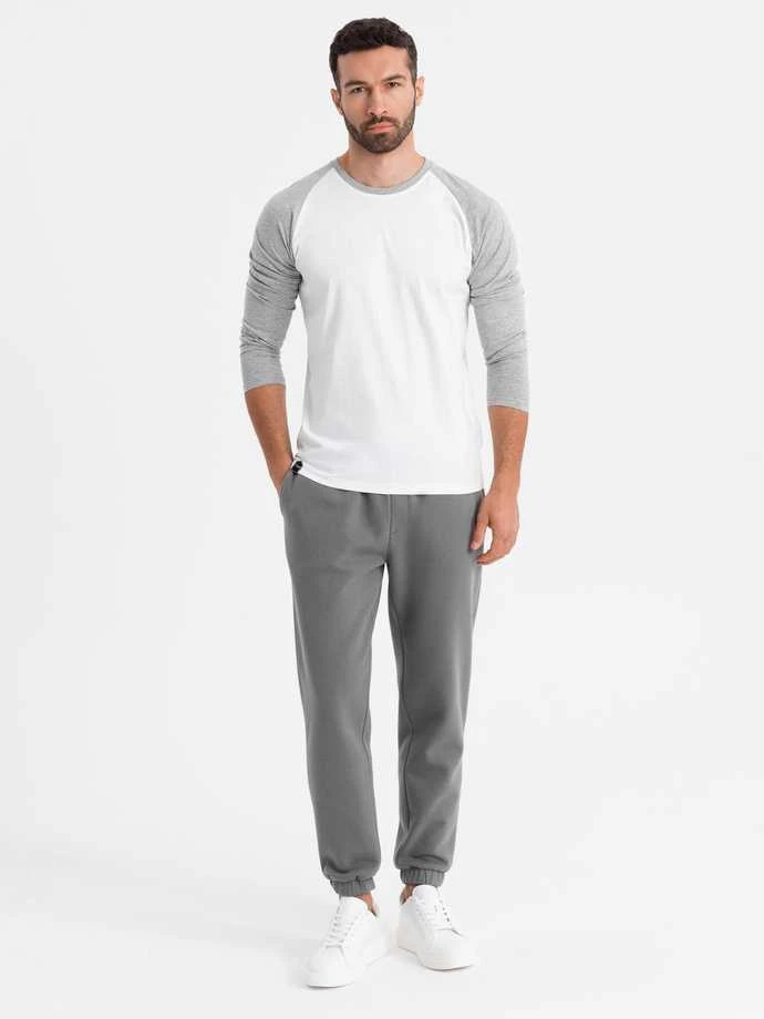 Unisex laisvalaikio tamsiai pilkos kelnės Argan