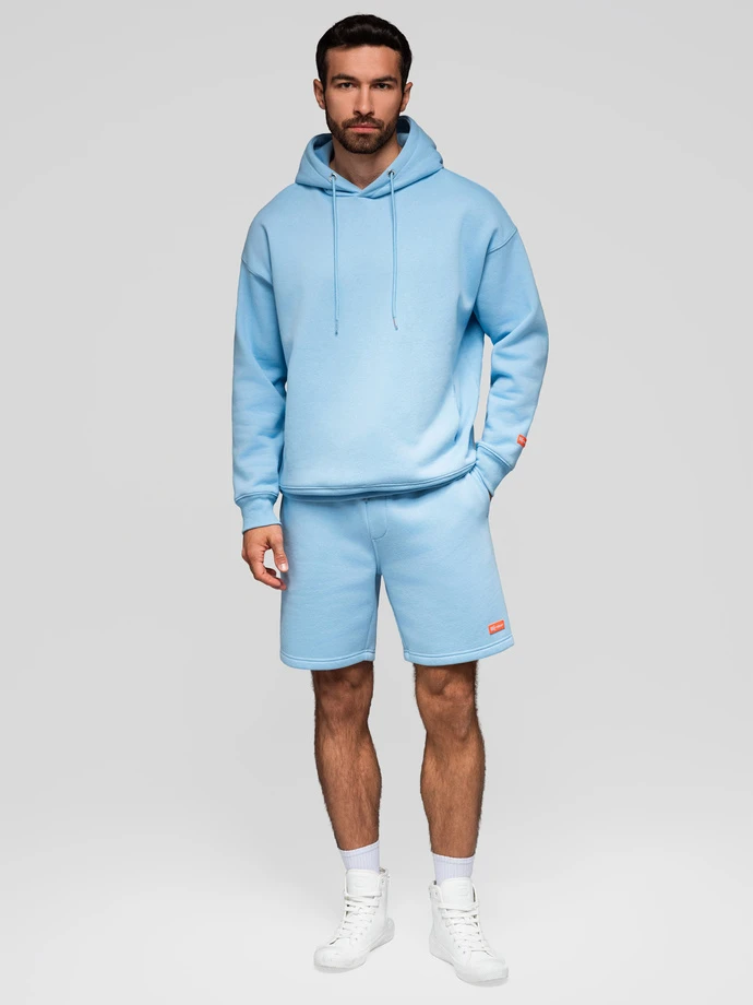 Unisex šortų rinkinys mėlyni/šviesiai violetinės spalvos Level Up