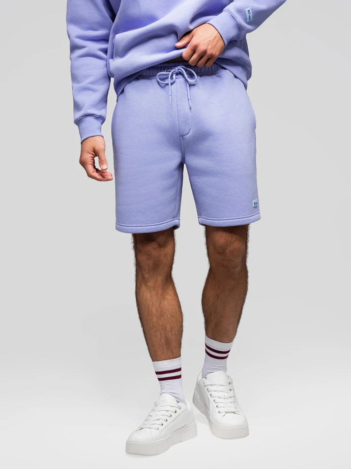 Unisex šortų rinkinys mėlyni/šviesiai violetinės spalvos Level Up
