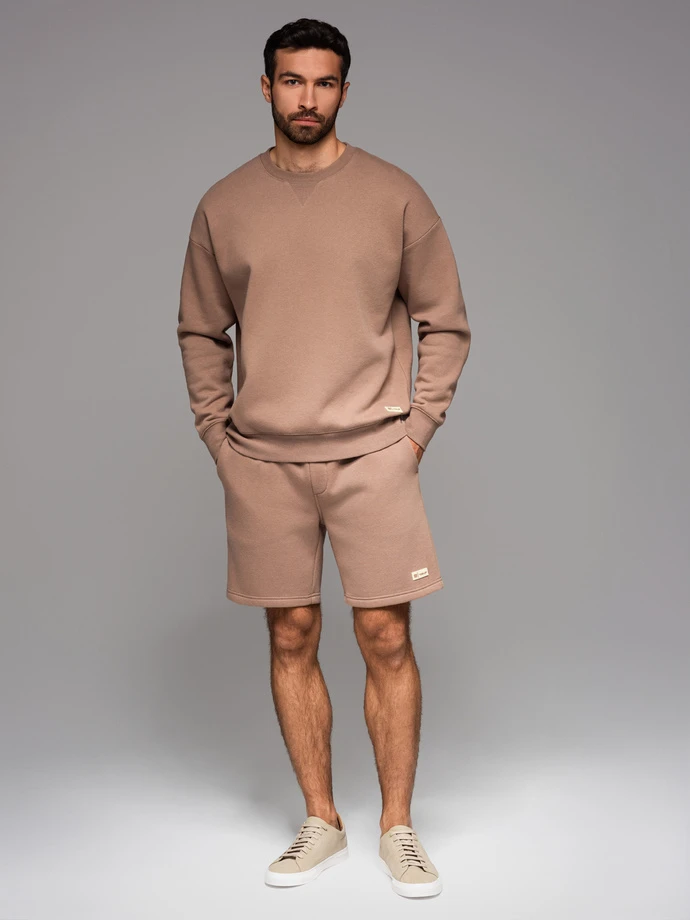 Unisex šortų rinkinys rusvos/šviesiai rudos spalvos Level Up