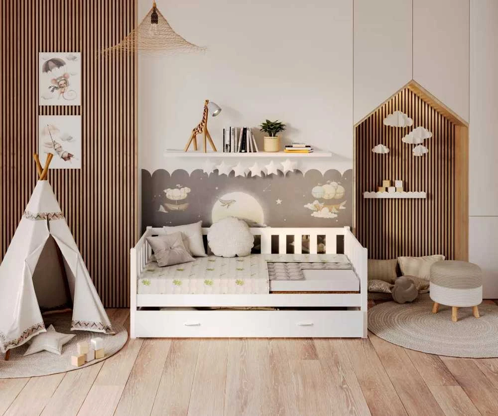 Vaikiškas grikių ir kokoso čiužinys su Aloe vera paviršiumi BABY COMFORT 70X160