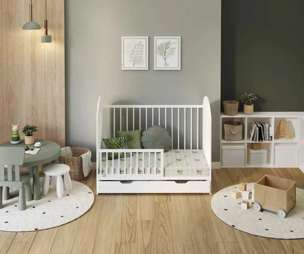 Vaikiškas porolono čiužinys su Aloe vera paviršiumi BABY CARE 60X120