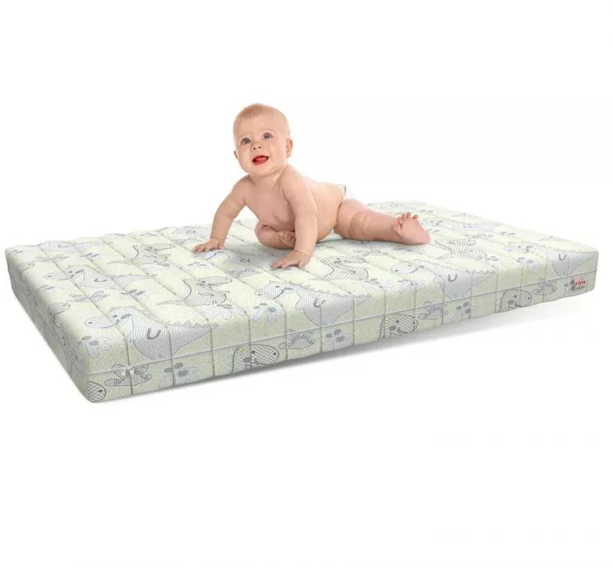 Vaikiškas porolono čiužinys su kokosu CALM DINO 80X190