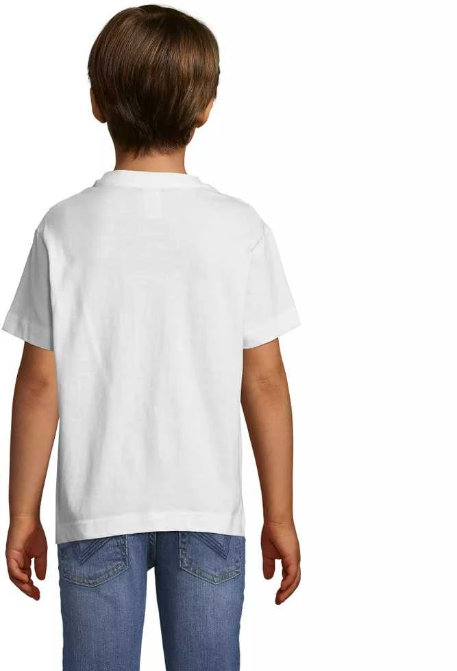 Vaikiški unisex baltos spalvos marškinėliai Kids
