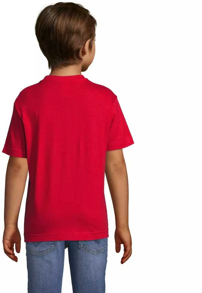 Vaikiški unisex raudonos spalvos marškinėliai Kids