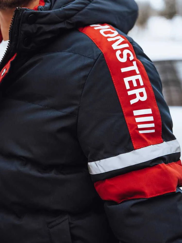 Vyriška mėlyna žieminė striukė Race