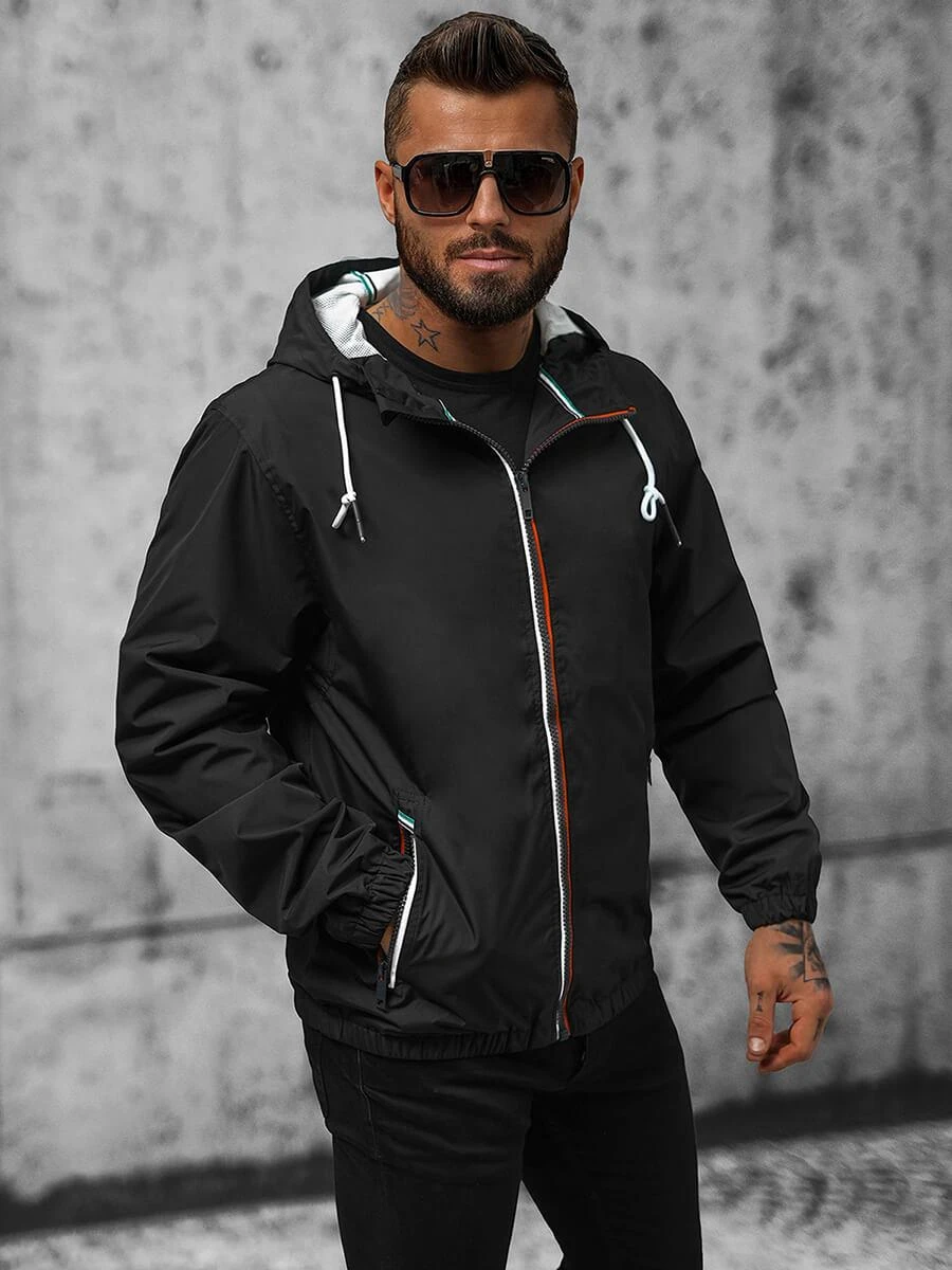 Vyriška plona juoda striukė Doran