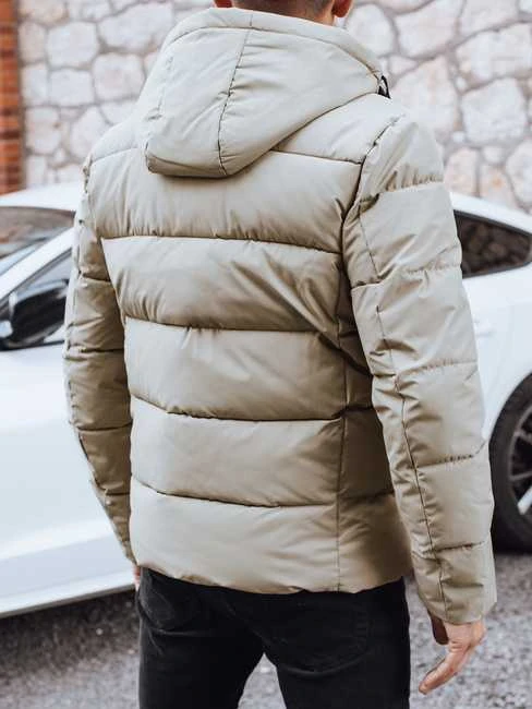 Vyriška žieminė šviesiai rusvos spalvos striukė Nevex