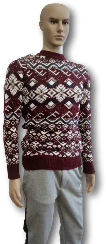 Vyriškas bordo megztinis Flake