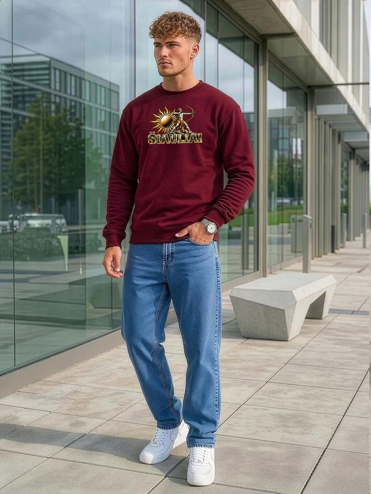 Vyriškas bordo spalvos džemperis Šiauliai