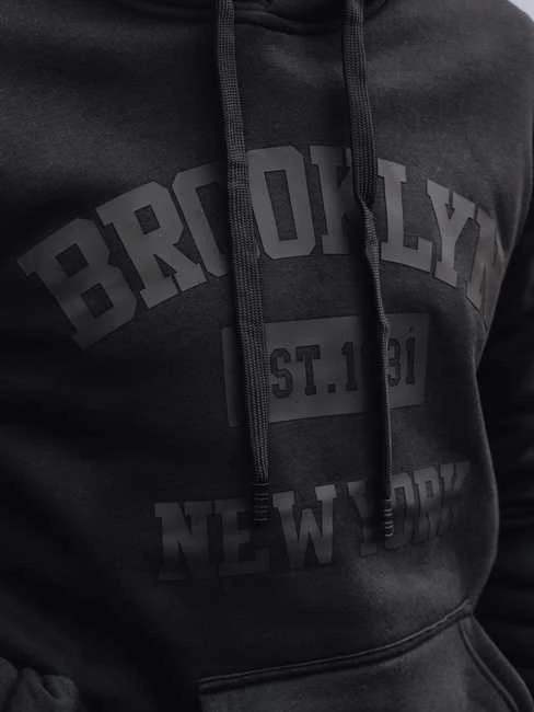 Vyriškas juodas džemperis Brooklyn
