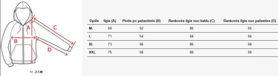 Vyriškas pilkas džemperis Lenkija vilkas