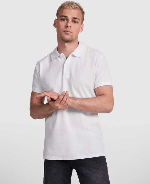 Vyriški balti polo marškinėliai Prince