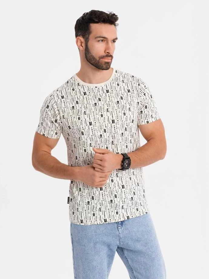 Vyriški baltos spalvos marškinėliai Authentic