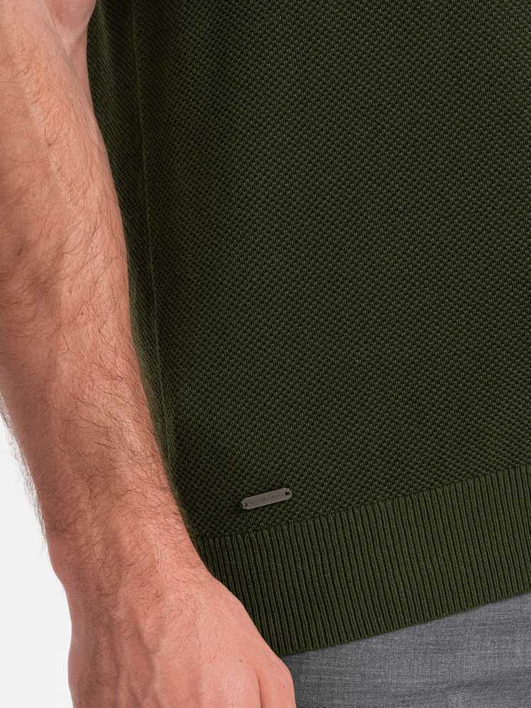 Vyriški chaki spalvos polo marškinėliai Swing