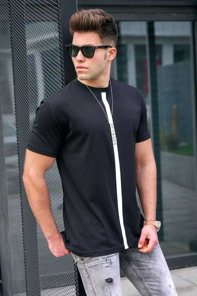 Vyriški juodi marškinėliai Jorge