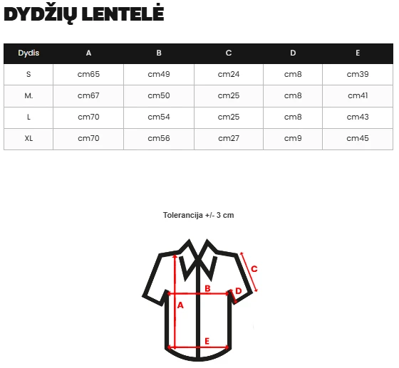 Vyriški juodi polo marškinėliai Style