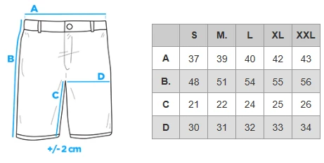 Vyriški mėlyni džinsiai šortai Braco