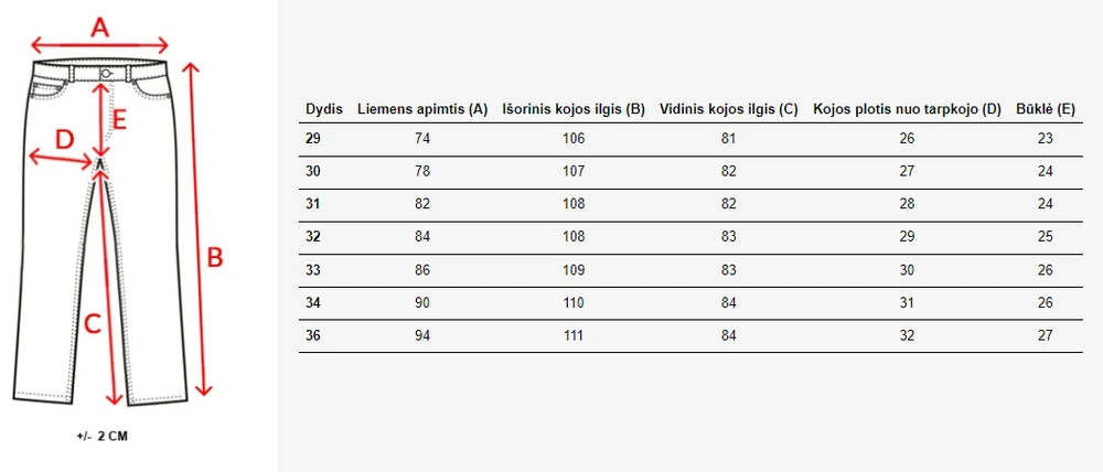 Vyriški pilkos spalvos džinsai Vitol
