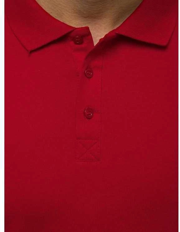 Vyriški raudoni polo marškinėliai Vytis
