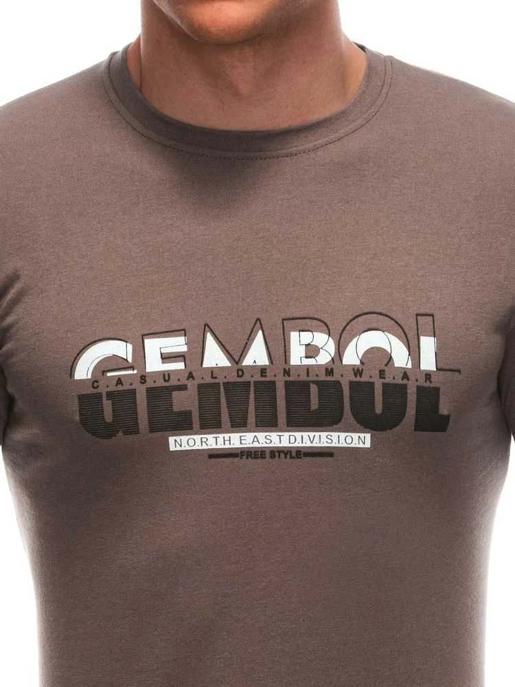 Vyriški rudi marškinėliai Gembol