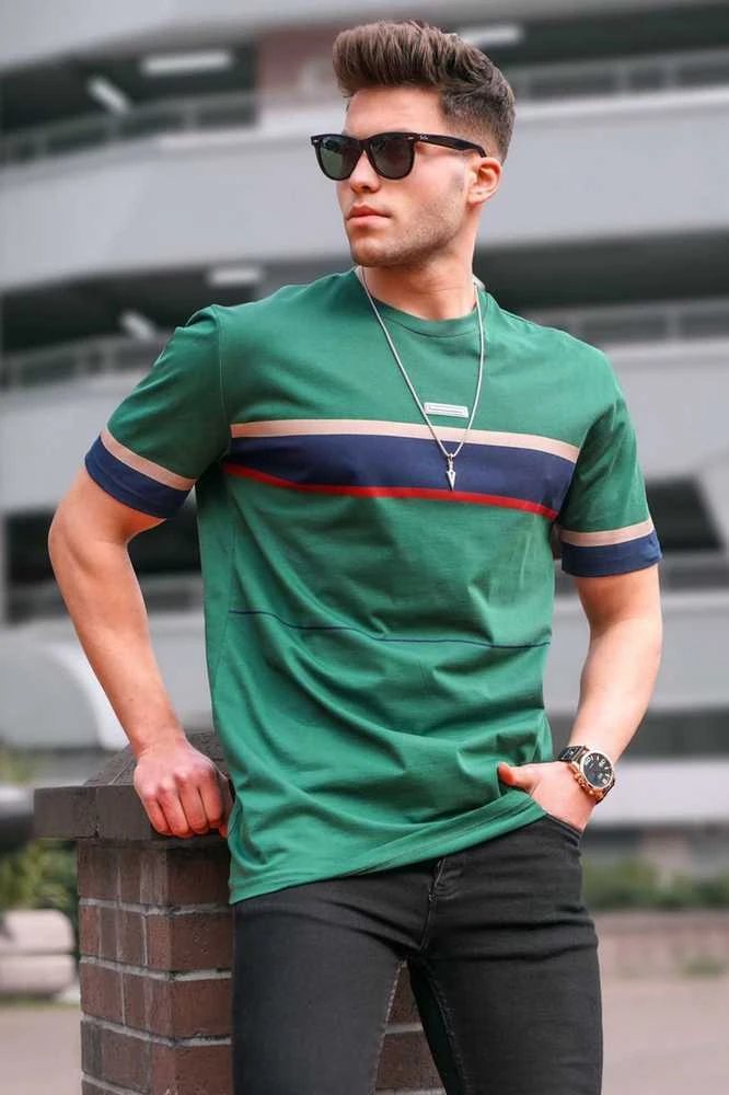 Vyriški žali marškinėliai Geoffrey