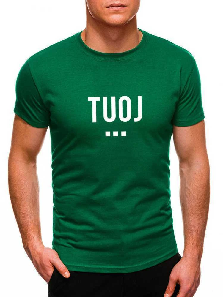 Vyriški žali marškinėliai TUOJ (baltas)