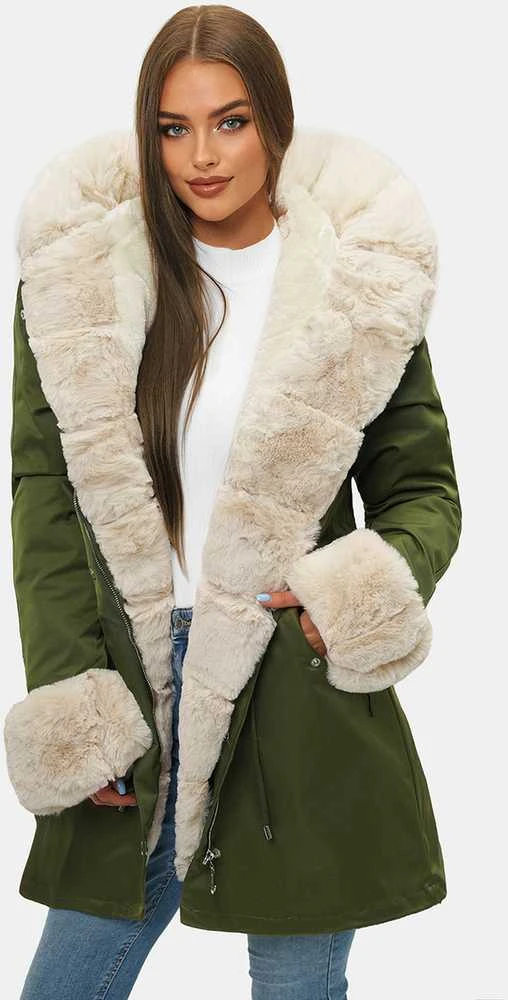 Žalia moteriška striukė Moly