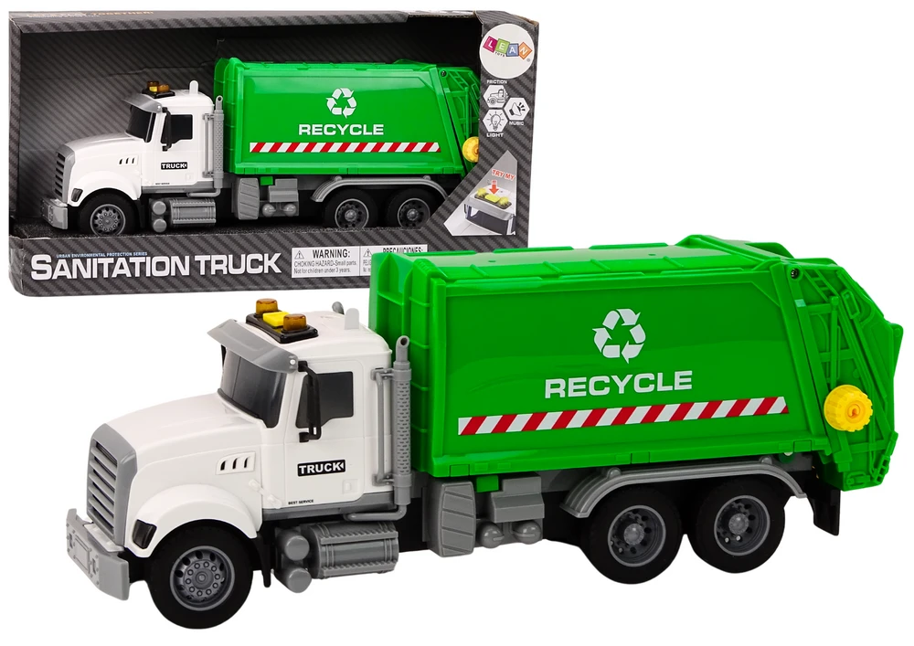 Lean Toys Sunkvežimis, žalias