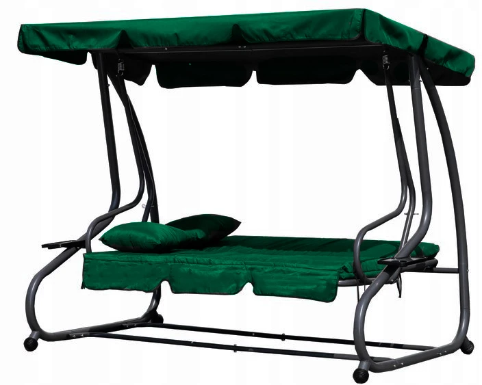 Modernhome Žalios sodo sūpynės-sofa, 200 x 120 x 164 cm