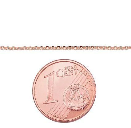 Auksinė grandinėlė Singapore 1 mm , briaunų apdirbimas deimantu - 0.84 g. - 1 mm. - 45