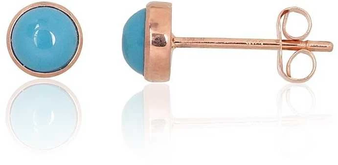 Auksiniai auskarai –pusetai - 5 mm. - 0.56 g.