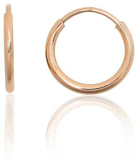 Auksiniai auskarai –žiedai - 13 mm. - 0.41 g.