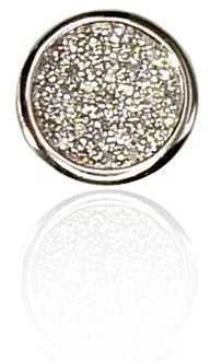 Auksinis pakabukas su brangakmeniais. Metalas: Baltas Auksas. Praba: 585°. Akmuo: Briliantai - 1.21 g. - 8 mm. - Briliantai (0,093Ct)