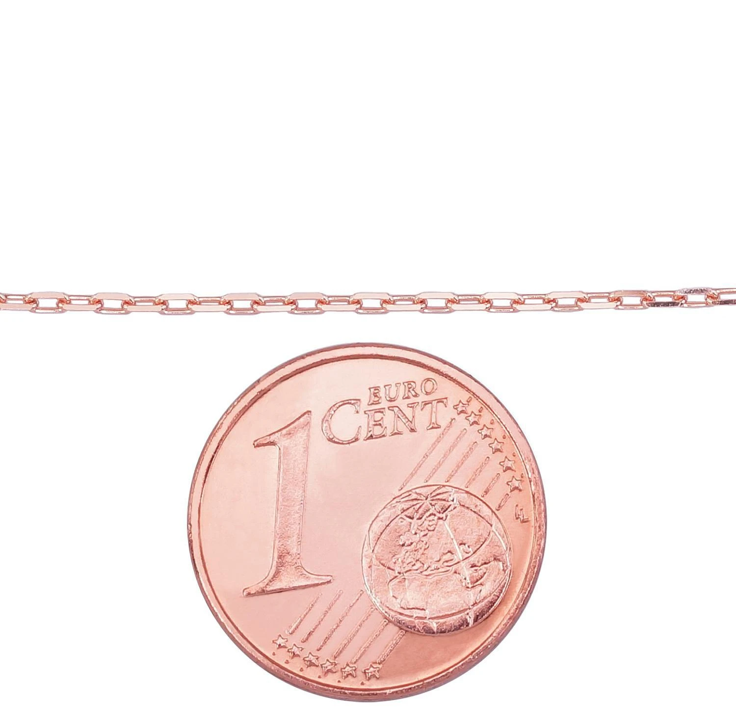 Auksinė grandinėlė Anchor 1.2 mm , briaunų apdirbimas deimantu - 1.6 g. - 47 - 1.2 mm.