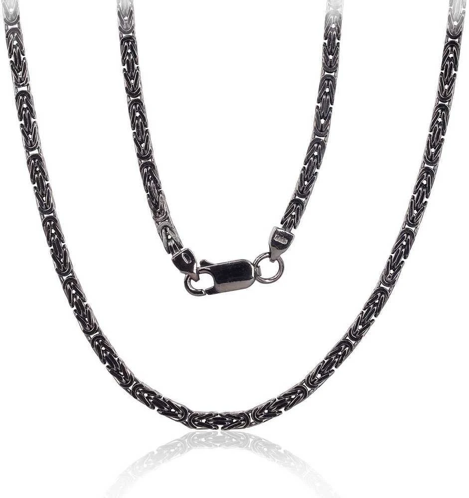 Sidabrinė grandinėlė 2.5 mm - 2.5 mm. - 45 - 16.6 g.