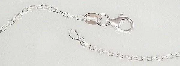 Sidabrinė grandinėlė Anchor 1.2 mm , briaunų apdirbimas deimantu - 3.1 g. - 50 - 1.2 mm.