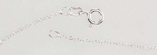 Sidabrinė grandinėlė Anchor round 1 mm - 1.4 g. - 1 mm. - 45