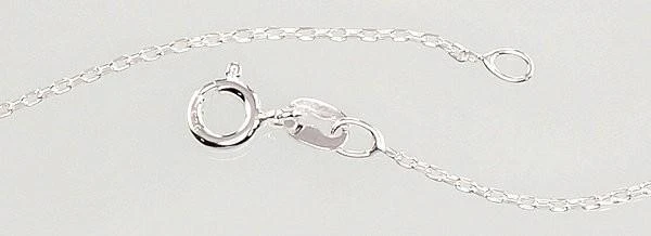 Sidabrinė grandinėlė Anchor 1 mm , briaunų apdirbimas deimantu - 1.7 g. - 1 mm. - 50
