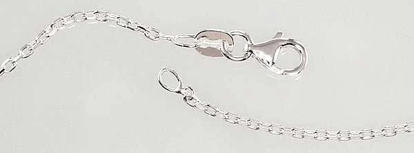 Sidabrinė grandinėlė Anchor 1.2 mm , briaunų apdirbimas deimantu - 3.1 g. - 50 - 1.2 mm.