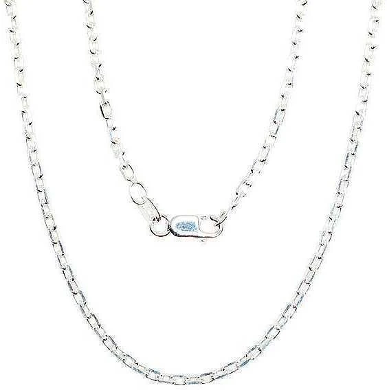 Sidabrinė grandinėlė Anchor 2.1 mm , briaunų apdirbimas deimantu - 8.1 g. - 65 - 2.1 mm.
