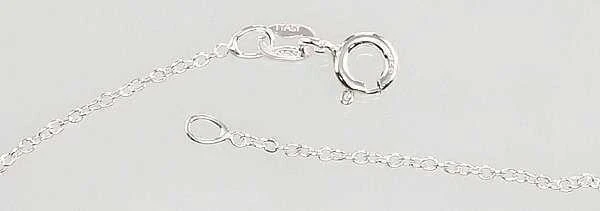 Sidabrinė grandinėlė Anchor round 1 mm - 1.5 g. - 1 mm. - 50