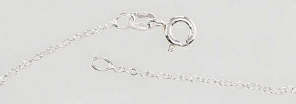 Sidabrinė grandinėlė Anchor round 1 mm - 1.4 g. - 1 mm. - 45