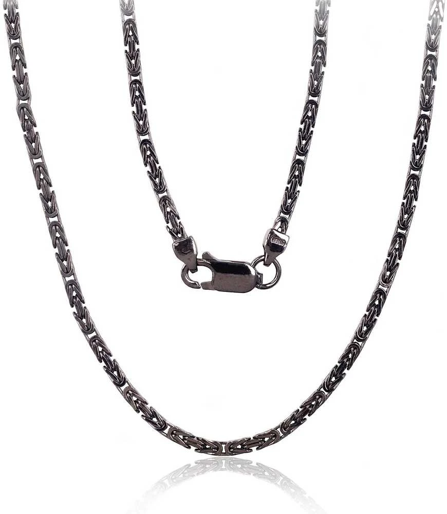 Sidabrinė grandinėlė Bizantine 2.1 mm - 55 - 2.1 mm. - 13.3 g.